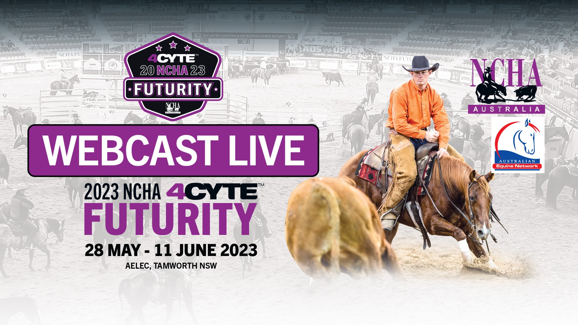 (WatchLive) The 2023 NCHA 4CYTE Futurity at Australian Equine and
